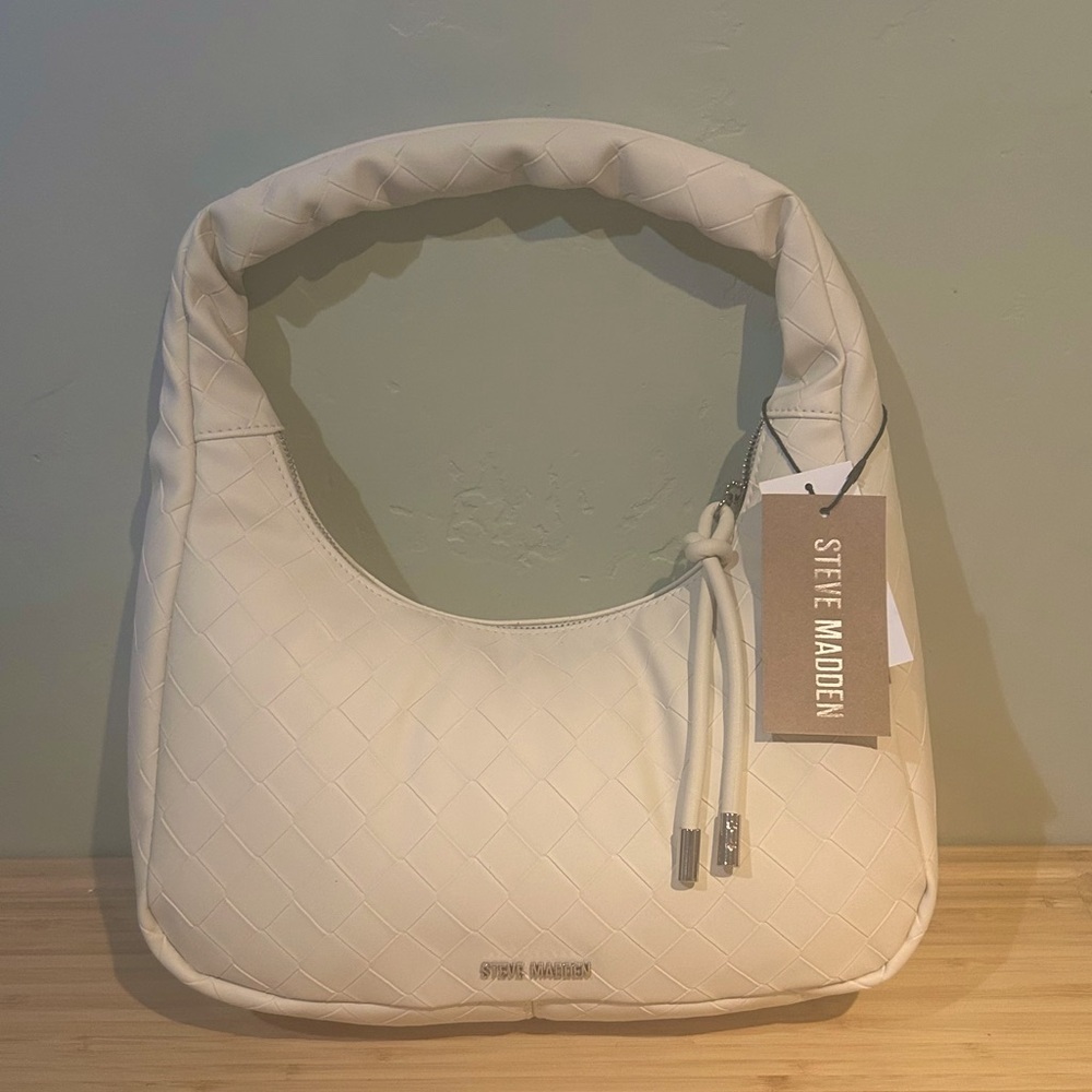 Steve Madden Blonde BWIN Embossed Hobo Shoulder Bag NWTS